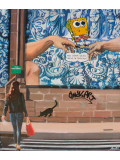 Mia, Bob réponde sur le Pont Michel-Ange, peinture - Galerie de vente et d’achat d’art contemporain en ligne Artalistic