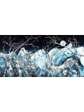 Anne Robin, Nuit d'hiver, peinture - Galerie de vente et d’achat d’art contemporain en ligne Artalistic