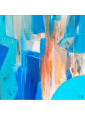 Lydie Massou, Les bleus de Venise, peinture - Galerie de vente et d’achat d’art contemporain en ligne Artalistic