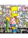 Patrick Cornée, Bart Simpson, peinture - Galerie de vente et d’achat d’art contemporain en ligne Artalistic