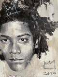 Sabine Rusch, Basquiat, peinture - Galerie de vente et d’achat d’art contemporain en ligne Artalistic