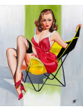 Jean-Jacques Venturini, Pin-Up, peinture - Galerie de vente et d’achat d’art contemporain en ligne Artalistic