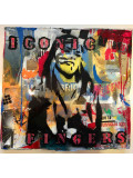 Fa2b, Iconic fingers, peinture - Galerie de vente et d’achat d’art contemporain en ligne Artalistic