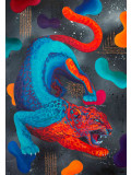 Monika Mrowiec, Might of the Panther, painting - Artalistic online contemporary art buying and selling gallery