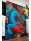 Monika Mrowiec, Might of the Panther, painting - Artalistic online contemporary art buying and selling gallery