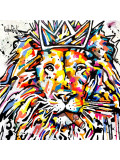 Patrick Cornée, I'm the lion king, peinture - Galerie de vente et d’achat d’art contemporain en ligne Artalistic