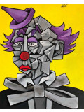 Aket, Avant tu riais, peinture - Galerie de vente et d’achat d’art contemporain en ligne Artalistic