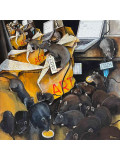 Alain Rouschmeyer, La cour des rats, peinture - Galerie de vente et d’achat d’art contemporain en ligne Artalistic