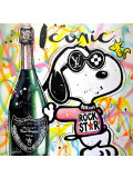 Patrick Cornée, Snoopy est une rock star, peinture - Galerie de vente et d’achat d’art contemporain en ligne Artalistic