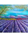 Anne Robin, Souvenirs de Provence, peinture - Galerie de vente et d’achat d’art contemporain en ligne Artalistic