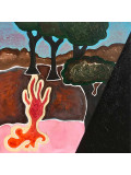 Joseph Apsarah, Mélancolie épistolaire, peinture - Galerie de vente et d’achat d’art contemporain en ligne Artalistic