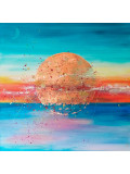 Anne Robin, Big sun in Brittany, peinture - Galerie de vente et d’achat d’art contemporain en ligne Artalistic