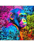 Vincent Bardou, Street Monkey Symphony, peinture - Galerie de vente et d’achat d’art contemporain en ligne Artalistic