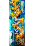 Priscilla Vettese, River of petals, peinture - Galerie de vente et d’achat d’art contemporain en ligne Artalistic