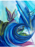 Marie-Caroline Fraboni, Quand l'oiseau paraît, peinture - Galerie de vente et d’achat d’art contemporain en ligne Artalistic