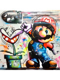 Patrick Cornée, Mario is my hero, peinture - Galerie de vente et d’achat d’art contemporain en ligne Artalistic