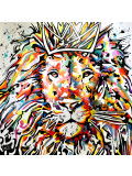 Patrick Cornée, Lion king power, peinture - Galerie de vente et d’achat d’art contemporain en ligne Artalistic
