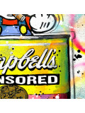 Patrick Cornée, Mario Bros loves Campbell's soup, peinture - Galerie de vente et d’achat d’art contemporain en ligne Artalistic