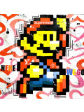 Patrick Cornée, Super Mario Bros pixel, peinture - Galerie de vente et d’achat d’art contemporain en ligne Artalistic