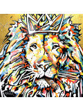 Patrick Cornée, Lion royal, peinture - Galerie de vente et d’achat d’art contemporain en ligne Artalistic