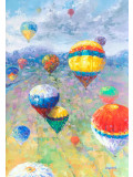 Oxypoint, Hot air balloons, painting - Artalistic online contemporary art buying and selling gallery