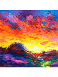 Oxypoint, Blazing Sky, peinture - Galerie de vente et d’achat d’art contemporain en ligne Artalistic