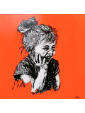 Chroma, L'éclat du rire, peinture - Galerie de vente et d’achat d’art contemporain en ligne Artalistic