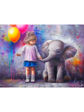 Vincent Bardou, Un monde à deux, peinture - Galerie de vente et d’achat d’art contemporain en ligne Artalistic