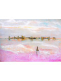 Nicolas Postec, Aigues-Mortes, peinture - Galerie de vente et d’achat d’art contemporain en ligne Artalistic