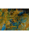 Brigitte Bonin, Fumée d'or, peinture - Galerie de vente et d’achat d’art contemporain en ligne Artalistic