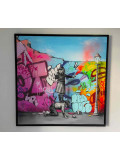 Blure, Need a help, peinture - Galerie de vente et d’achat d’art contemporain en ligne Artalistic