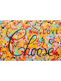 Isabelle Pelletane, Choose love, peinture - Galerie de vente et d’achat d’art contemporain en ligne Artalistic