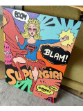 Ewen Gur, Supergirl, peinture - Galerie de vente et d’achat d’art contemporain en ligne Artalistic