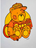 Ewen Gur, Max the Teddybär ♯13, peinture - Galerie de vente et d’achat d’art contemporain en ligne Artalistic