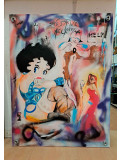Jorel, Betty Boop, peinture - Galerie de vente et d’achat d’art contemporain en ligne Artalistic
