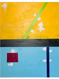 Pauline Katherine, Le plongeon à l'horizon d'un ciel ouvert, peinture - Galerie de vente et d’achat d’art contemporain en ligne Artalistic