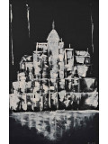 Laurence Lépicier, Mont Saint-Michel, peinture - Galerie de vente et d’achat d’art contemporain en ligne Artalistic