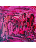 Tissa, migrants, peinture - Galerie de vente et d’achat d’art contemporain en ligne Artalistic