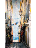 Nathalie Lemaître, Le passage de Bastia, peinture - Galerie de vente et d’achat d’art contemporain en ligne Artalistic