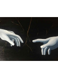 Françoise Augustine, La main de dieu, peinture - Galerie de vente et d’achat d’art contemporain en ligne Artalistic