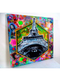 Priscilla Vettese, Hexa Love Paris, peinture - Galerie de vente et d’achat d’art contemporain en ligne Artalistic