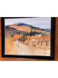 Jean-Paul Surin, Automne en Ardèche, peinture - Galerie de vente et d’achat d’art contemporain en ligne Artalistic