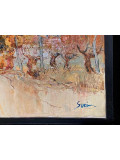 Jean-Paul Surin, Automne en Ardèche, peinture - Galerie de vente et d’achat d’art contemporain en ligne Artalistic