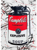 Aiiroh, Explosive Campbell, peinture - Galerie de vente et d’achat d’art contemporain en ligne Artalistic