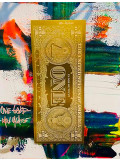 Karl Lagasse, One gold sur toile, peinture - Galerie de vente et d’achat d’art contemporain en ligne Artalistic