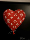 Marc Boffin, Heart Ballon LV, peinture - Galerie de vente et d’achat d’art contemporain en ligne Artalistic