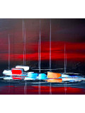 Eric Munsch, l'éclat de nuit, peinture - Galerie de vente et d’achat d’art contemporain en ligne Artalistic
