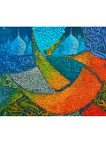 Riad Belhimer, Mille et une nuits, peinture - Galerie de vente et d’achat d’art contemporain en ligne Artalistic