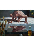 Serge Kalinowski, narcisse, peinture - Galerie de vente et d’achat d’art contemporain en ligne Artalistic