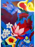 Valentine Sarrazin, wallflowers, peinture - Galerie de vente et d’achat d’art contemporain en ligne Artalistic